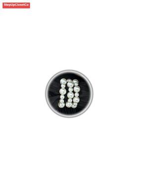 Chunky Big Beaded Bracelets Set for Women Trendy Large Round Ball Stackable